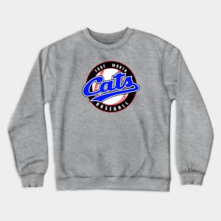 Original Fort Worth Cats United League Baseball 2004 Crewneck Sweatshirt